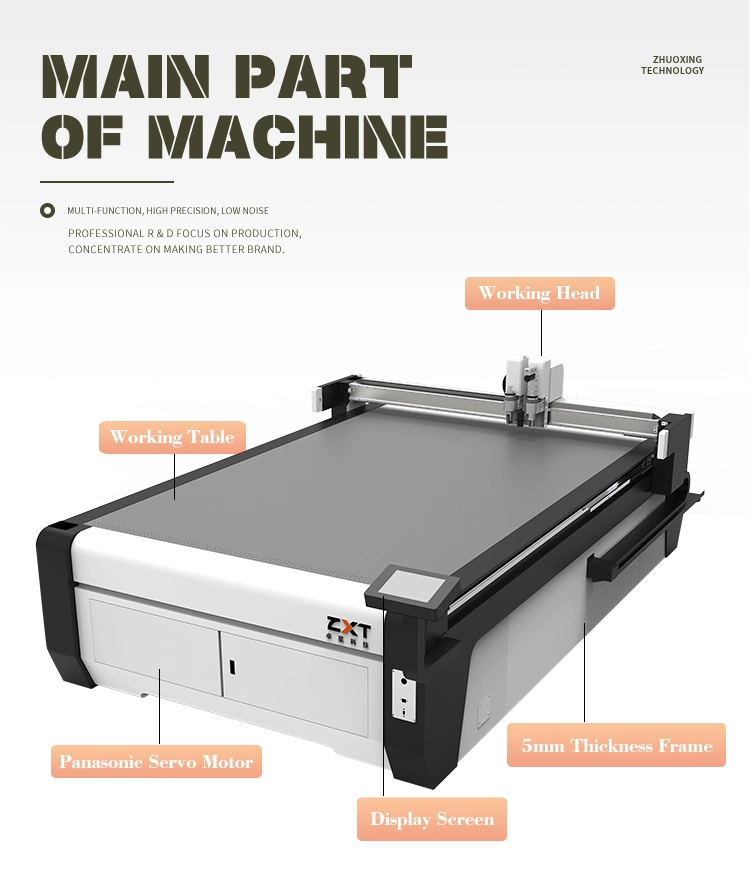 Intelligent Flatbed Automatic CNC Digital Box Sample Making Machine Cardboard Corrugated Paper Rigid Grey Board Cutting Die Free Cutter Plotter Carton Maker